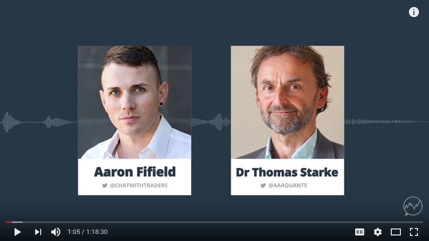 Dr. Tom Starke on Chat With Traders